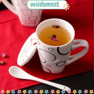 WISDOMEST ช้อนกาแฟเซรามิค ขนาดใหญ่ และเล็ก 1 3 ชิ้น