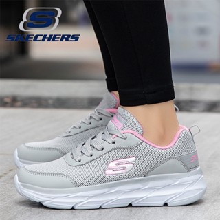 Skechers_ MAX CUSHION ใหม่ รองเท้ากีฬา รองเท้าเดินป่า พื้นหนา ขนาดใหญ่ ทนต่อการเสียดสี คุณภาพสูง แฟชั่นสําหรับผู้ชาย และผู้หญิง