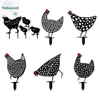 [Yobusad.th] ของประดับตกแต่งสวน รูปไก่ สําหรับบ้าน สวนหลังบ้าน