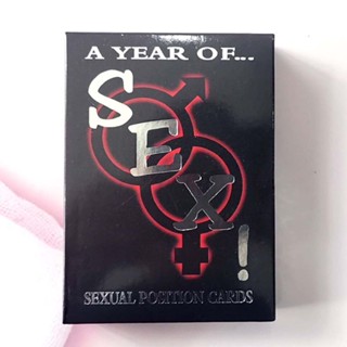 A Year of SEX! Adult Sexual Positioning Card Game