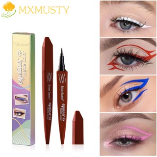 Mxmusty อายไลเนอร์ เนื้อแมตต์ แห้งเร็ว กันน้ํา สีสันสดใส สําหรับแต่งหน้า