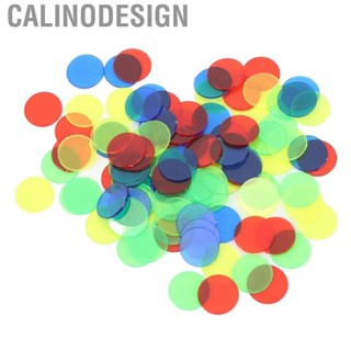 Calinodesign Game Token Disc Board Counting Disk 0.6in Diameter 100Pcs For School