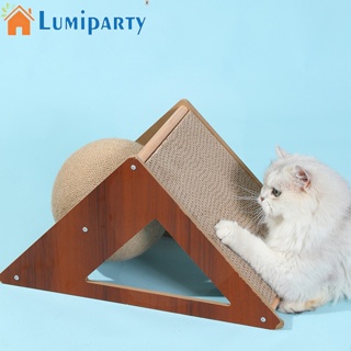 Lumiparty ของเล่นลูกบอล ทรงสามเหลี่ยม ทนต่อการสึกหรอ สําหรับแมว