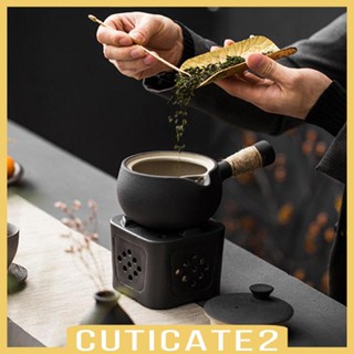 [Cuticate2] กาต้มน้ําเซรามิก แฮนด์เมด สําหรับตั้งแคมป์ ปิกนิก ห้องรับประทานอาหาร