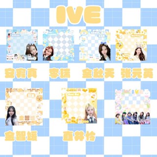 Ive Postit Notes Wonyoung Yujin Gaeul LIZ กระดาษโน้ต 50 หน้า