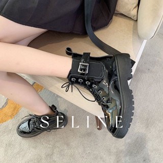 SELINE  แฟชั่นรองเท้า บูท รองเท้าบูทยาว ไซส์ใหญ่ รองเท้า boots ทันสมัย สวย Trendy พิเศษ B92F08N 37Z230910