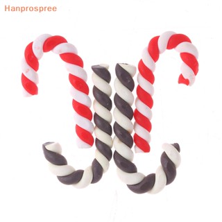 Hanprospree&gt; โมเดลต้นคริสต์มาส ขนาดเล็ก สีแดง สีขาว สําหรับตกแต่งบ้านตุ๊กตา 20 ชิ้น