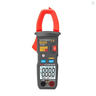 ANENG ST183 6000 Counts Digital AC Current Clamp Meter 600A Automatic Range Multimeter with Backlight Voltage Meter Clamp Gauge NCV Test Clamp Ammeter Universal Meter Tester Measuring Capacitance / AC Current / AC/DC Voltage / Resistance / Frequency