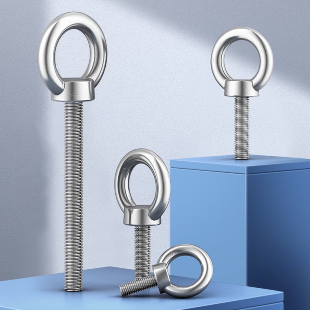 Eye Bolt อายโบลท์ Eye nut อายนัท สแตนเลส304 M14 M16 M18 M20 M24 อายนัทสลักเกลียวห่วง อายนัทห่วงทรงแห