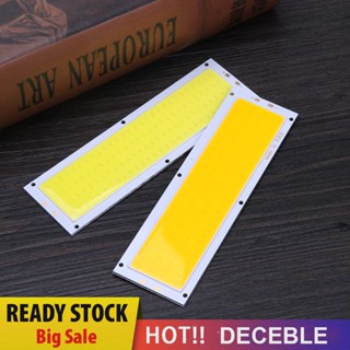 [Deceble.th] แถบไฟ LED COB 12V 10W 120X36 มม. สีขาวอบอุ่น