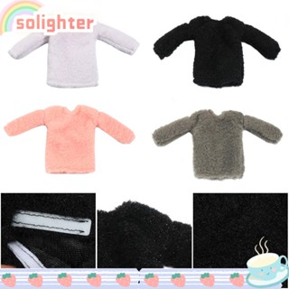 Solighter เสื้อผ้าตุ๊กตาแขนยาว 30 ซม. หลากสีสันสําหรับตุ๊กตา