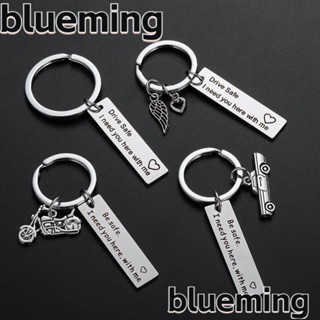 Blueming2 พวงกุญแจ สเตนเลส จี้รูปพ่อ ของขวัญ สําหรับผู้ชาย