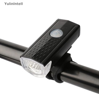 Ylth ชุดไฟฉาย LED ชาร์จ USB สําหรับติดด้านหน้า และหลังรถจักรยานเสือภูเขา QDD