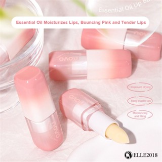 NOVO Moisturizing Lipstick AntiCrack Lip Colour with Hydrating Lip Balm Primer บางเบาและชุ่มชื้นโดยไม่เหนียวเหนอะหนะ Anticrack Lighten Lip Lines Lip Repair Balm 【elle20181_th】