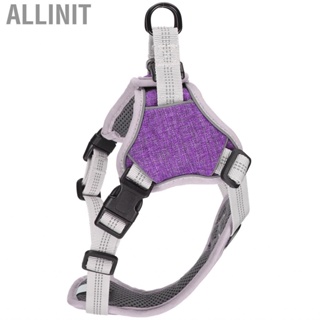 Allinit No Pull Pet Dog Harness Reflective  Vest Dogs Safety Protection