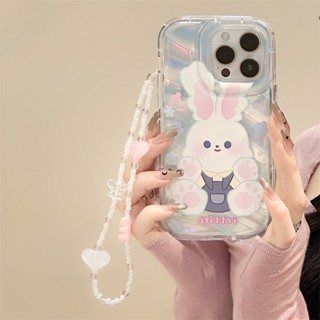 [พร้อมส่ง] เคสโทรศัพท์มือถือ พร้อมสายคล้องมือ สําหรับ Apple iPhone 15 14 13 12 11 PROMAX XS XR XSMAX SE2020 6 7 8PLUS MINI