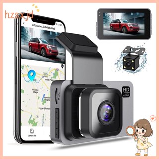 กล้องติดรถยนต์ WiFi Dash Cam 1080P HD พร้อมหน้าจอ IPS 3 นิ้ว วิสัยทัศน์กลางคืน มอนิเตอร์จอดรถ บันทึกเสียงแบบวนซ้ํา