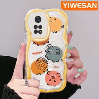 เคสโทรศัพท์มือถือ ซิลิโคนใส กันกระแทก ลายการ์ตูนสวนสัตว์น่ารัก สีสันสดใส สําหรับ Xiaomi MI Redmi Note 11 11s Poco M4 Pro 4G