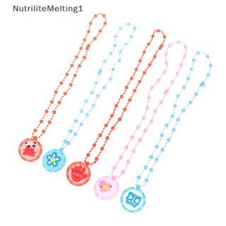 [NutriliteMelting1] สร้อยคอลูกปัดอะคริลิคเรืองแสง Led พร็อพปาร์ตี้วันเกิด สําหรับเด็กผู้หญิง 1 ชิ้น [TH]