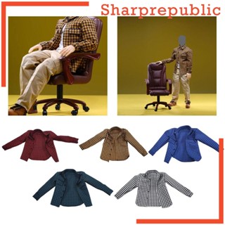 [Sharprepublic] เสื้อเชิ้ตแฟชั่น 1/6 12 นิ้ว สําหรับตุ๊กตาผู้ชาย 12 นิ้ว
