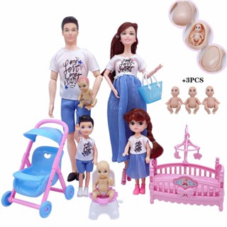 Pregnant Barbie Doll Pregnant Family of Five Gifts and Childrens Toys