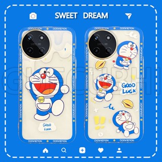 เคสโทรศัพท์มือถือ ซิลิโคนนิ่ม แบบใส ลายการ์ตูนโดราเอมอนน่ารัก สําหรับ Realme 11 NFC 4G Realme11 5G Realme 11 Pro Realme11 Pro+ 5G 2023 Realme 11 4G