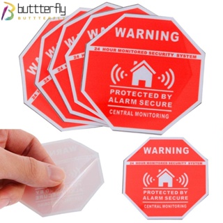 Buttterfly สติกเกอร์สัญญาณเตือนภัย กันขโมย ขนาด 10 ซม.*10 ซม. เพื่อความปลอดภัย