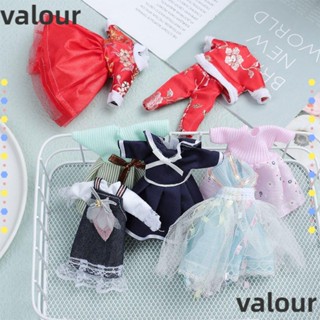 Valour ชุดเดรสตุ๊กตา DIY ขนาด 16~17 ซม. ของเล่นสําหรับเด็ก