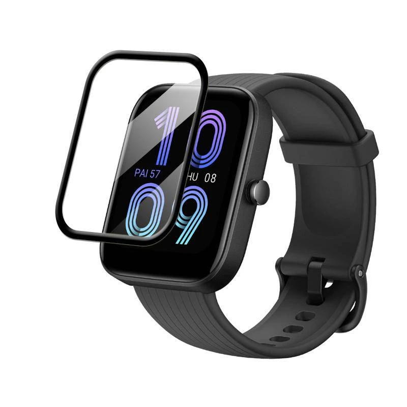 ฟิล์มกันรอยหน้าจอ HD ขอบสีดํา สําหรับ Garmin Venu SQ 2 Plus 2S