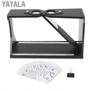 Yayala Stereoscope Cheiroscopes  Double Black Column Oblique Vision Tester Tool for Refractive Errors