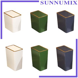 [Sunnimix] ถังขยะ แบบบาง พร้อมฝาปิด สําหรับห้องซักรีด ห้องนอน ห้องน้ํา