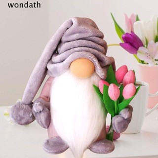 Wonda ตุ๊กตาทิวลิป แฮนด์เมด สีเทา สําหรับตกแต่ง