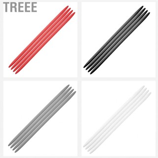 Treee 2pcs Car Bumper Strips  Collision  PVC Stylish Color Corner Protection Trim