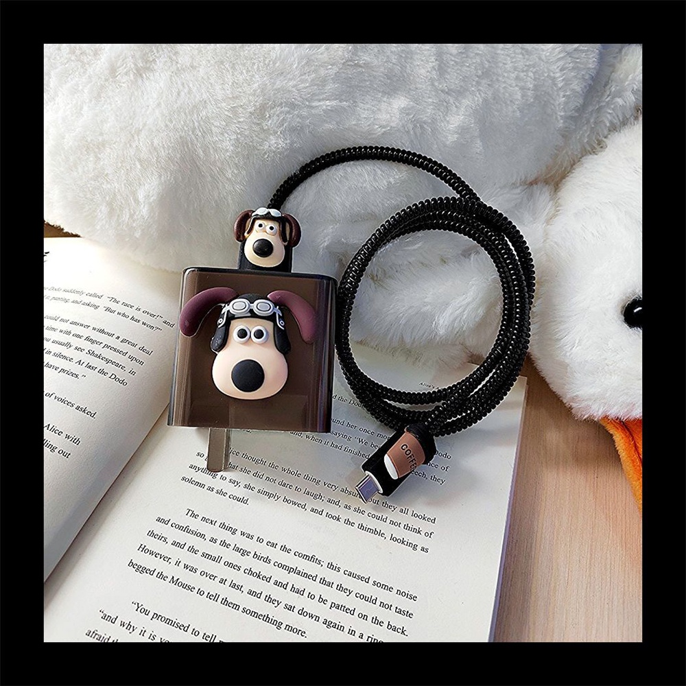 เคสโทรศัพท์มือถือ แบบนิ่ม สีเทา ป้องกันสายชาร์จ 67W100W 80W 65W oppo 33w 18w reno 10 pro plus 7z 8 9 10 Android Type C - รูปที่ 5