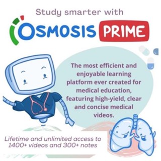 Osmosis Prime Medical 2022 Medical Lectures &amp; Notes