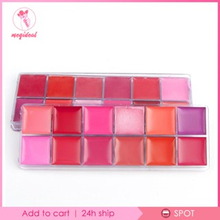 [MEGIDEAL] เครื่องสําอาง ชิมเมอร์ เนื้อแมตต์ ติดทนนาน 12 สี