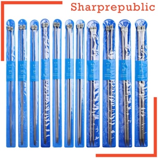 [Sharprepublic] Meriglare ถักนิตติ้งตรง ปลายแหลม 25 ซม. 11 ขนาด 22 ชิ้น