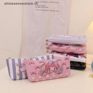 SANRIO Shine กระเป๋าดินสอ ลายการ์ตูนอนิเมะ Hello Kitty Kuromi Cinnamoroll My Melody น่ารัก สําหรับใส่เครื่องเขียน