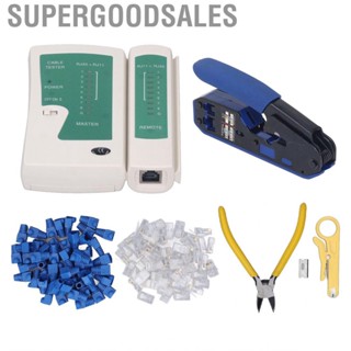 Supergoodsales Crimping Tool Kit  Stripping Pliers Crimp RJ45 Easy To Use for Construction