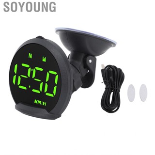 Soyoung HUD Mini USB Power Supply Car Speedometer Clear Display Multifunctional Plug and Play Simple Installation for Vehicle