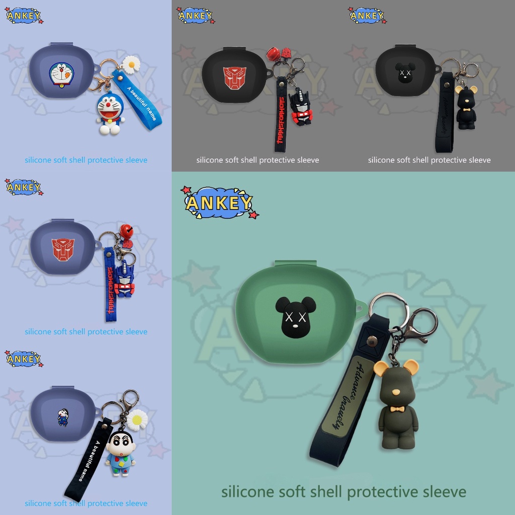 For Edifier TWS NB2 Pro / NeoBuds Pro2 Pro / S Earphone Silicone Case Cute Bear Earbuds Soft Protective Headphone Cover Headset Skin