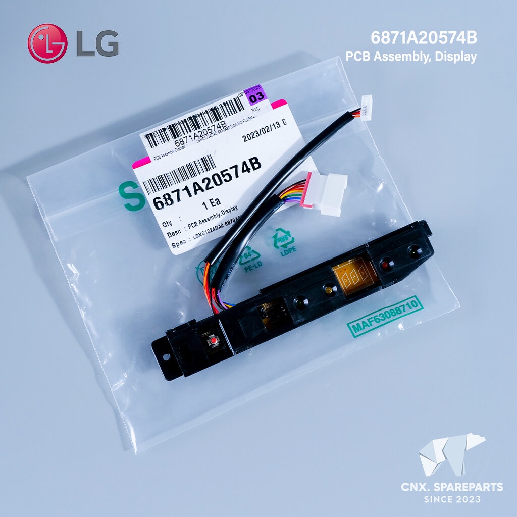 6871A20574B ตัวรับสัญญาณแอร์ LG แผงรับสัญญาณรีโมทแอร์ แอลจี อะไหล่แอร์ ของแท้ศูนย์