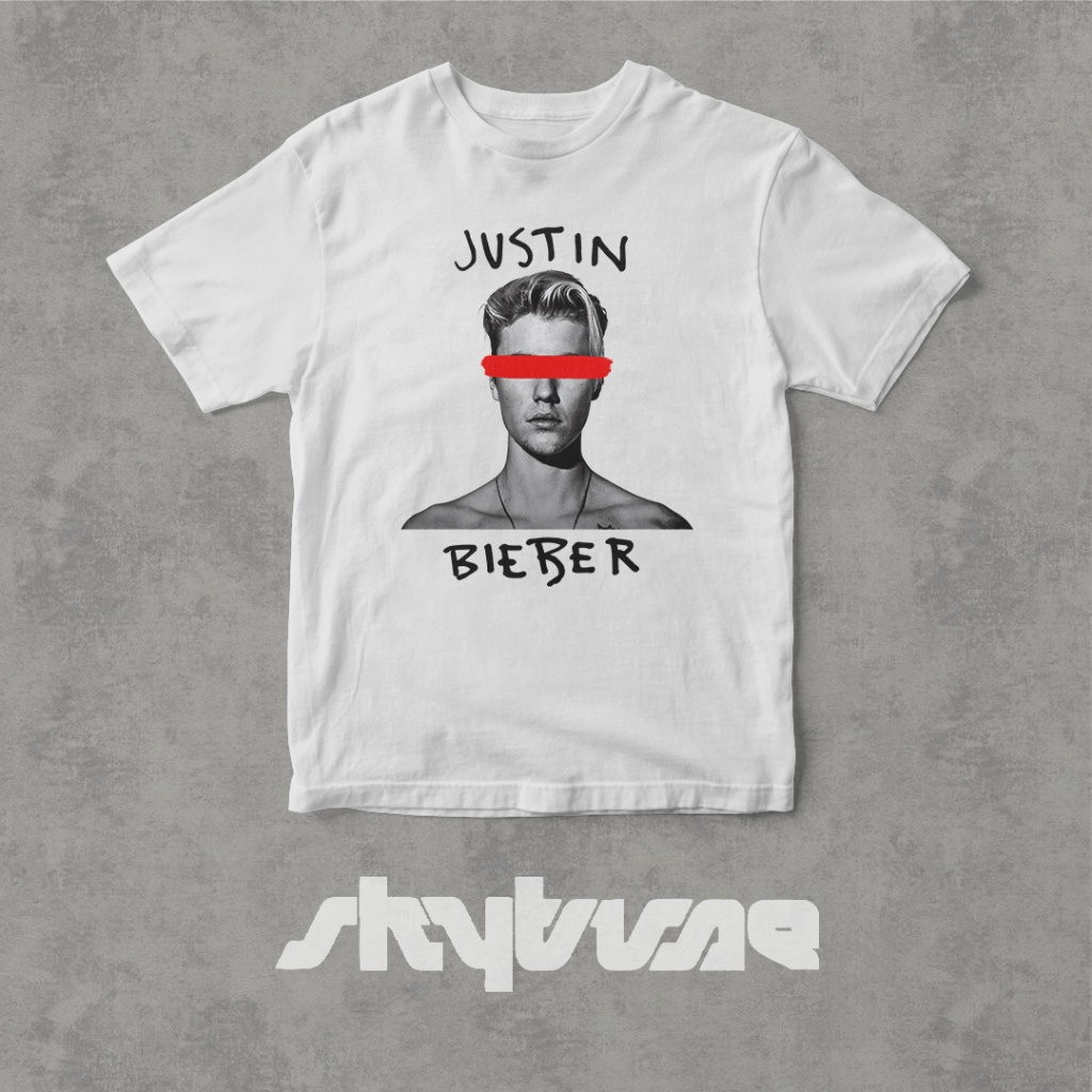 ดูดีนี่ เสื้อยืดพรีเมี่ยม พิมพ์ลาย Justin Bieber