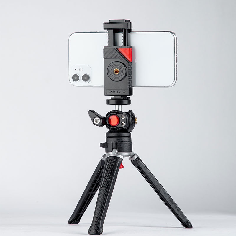 Desktop mini aluminum tripod multifunctional portable mobile phone live bracket SLR camera tripod