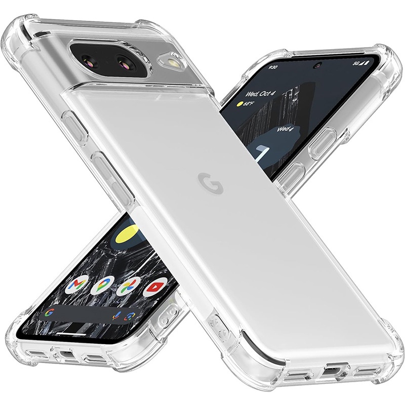 สําหรับ Google Pixel 8 / 8 Pro / 7 / 7a / 7 Pro / 6 / 6a / 6 Pro Crystal Clear Cover Anti-Scratch เคสกันกระแทก TPU ราคา ถูกที่สุด ดีลบีเคเค