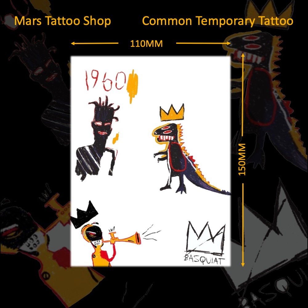 【Mars Tattoo】รอยสักชั่วคราว ลายไดโนเสาร์ ติดทนนาน CD042
