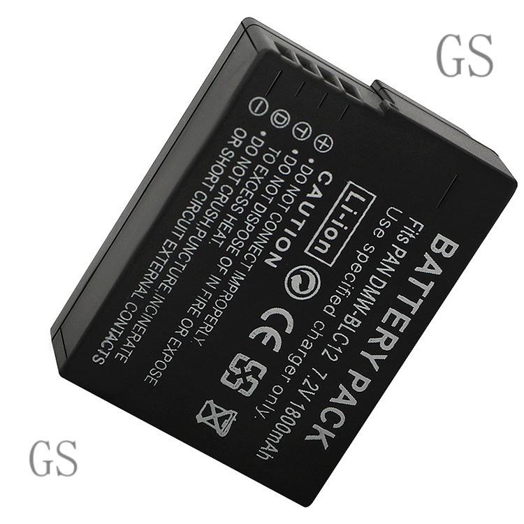 GS Compatible with Panasonic Panasonic DMW-BLC12 Digital Camera Battery Lithium Battery Half Decoding