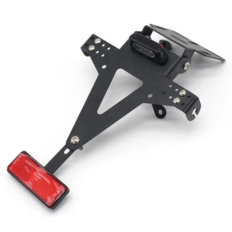 NEW Motorcycle Adjustable Angle License Number Plate Frame Holder Bracket For Yamaha Yzf R1 R3 R6 R1