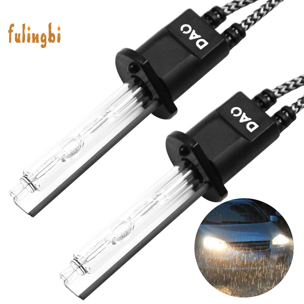 Fua- หลอดไฟซีนอน HID ความสว่างสูง 5500K 6500K 2 ชิ้น