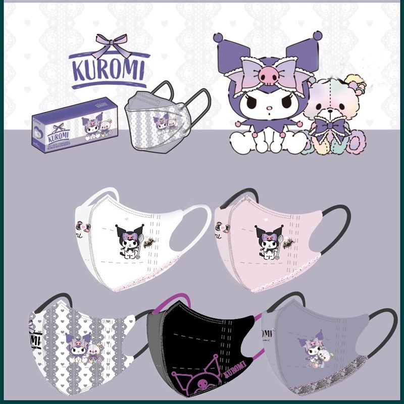 หน้ากาก 3D ระบายอากาศ ลายการ์ตูนเป็ด 3D ใส่สบาย สําหรับเด็ก 10 ชิ้น